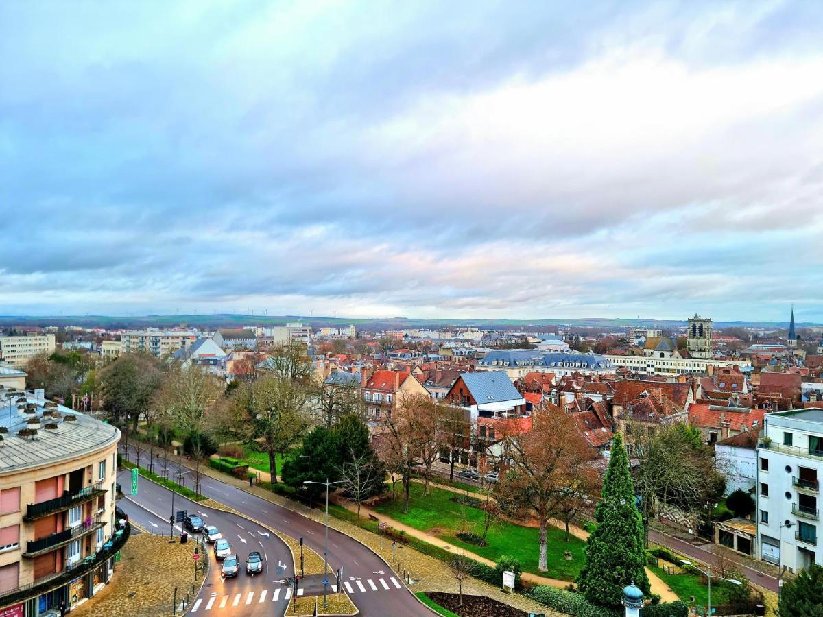 Le Perchoir, High-End & Panoramic View Appartement Troyes Buitenkant foto