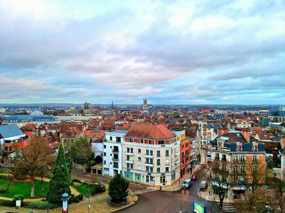 Le Perchoir, High-End & Panoramic View Appartement Troyes Buitenkant foto
